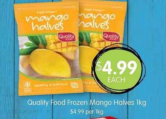 Spudshed Quality food frozen mango halves offer