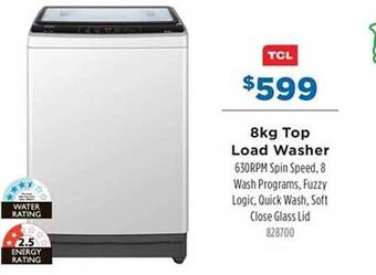 Betta Tcl 8kg top load washer offer