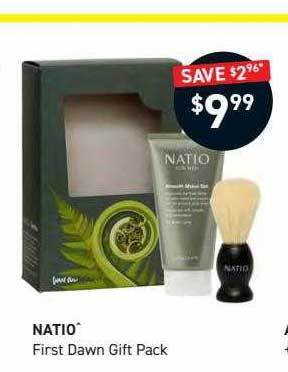 Chemist King Natio first dawn gift pack offer