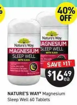 Nature's way magnesium sleep well