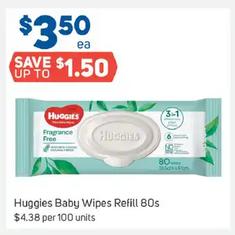 Foodland Huggies Baby Wipes Refill 80s offer