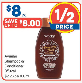 Foodland Aveeno Shampoo or Conditioner 354mL offer