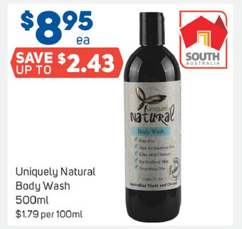 Foodland Uniquely Natural Body Wash 500mL offer