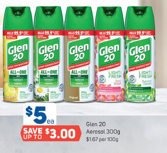 Foodland Glen 20 Aerosol 300g offer