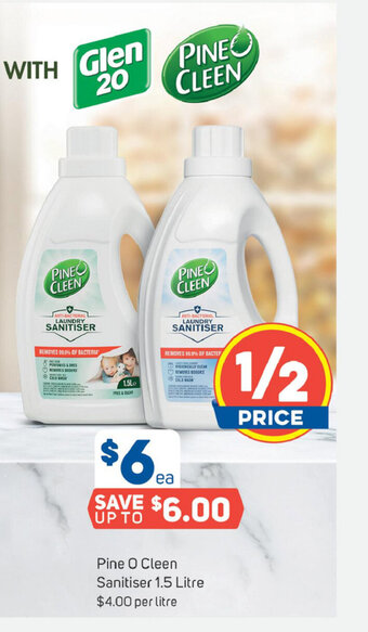 Foodland Pine O Clean Sanitiser 1.5 Litre offer