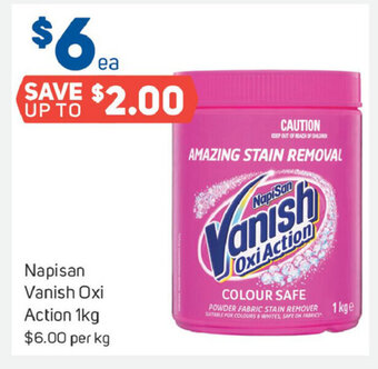 Foodland Napisan Vanish Oxi Action 1kg offer