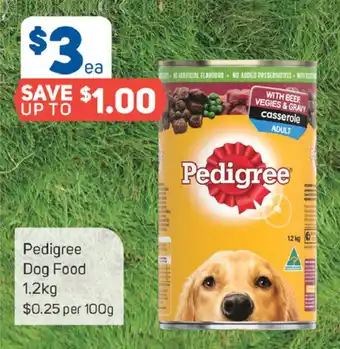 Foodland Pedigree Dog Food 1.2kg offer