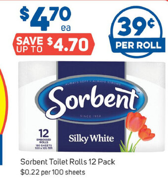 Foodland Sorbent Toilet Rolls 12 Pack offer