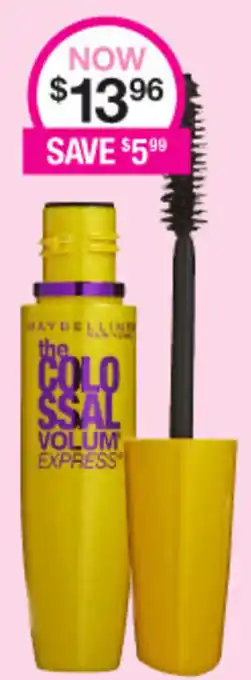 Priceline Maybelline New York The Colossal Volume Express offer