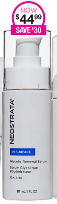 Priceline Neostrata Resurface Glycolic Renewal Serum offer
