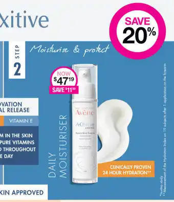 Priceline Avene Skincare Moisture & Protect offer