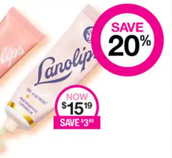 Priceline Lanolips 101 Ointment Multi-Purpose Superbalm offer