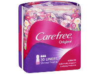 Carefree Original Liners Shower Fresh Scent 30 Pack