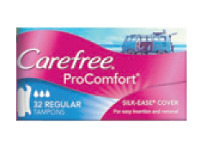 ePharmacy Carefree ProComfort Tampons Regular 32 Pack offer