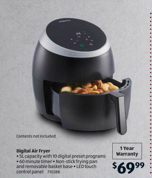 Digital air fryer offer at ALDI