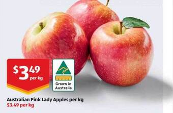 ALDI Australian pink lady apples offer