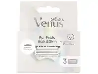 ePharmacy Gillette Venus Blade Refills for Pubic Hair & Skin 3 Pack offer