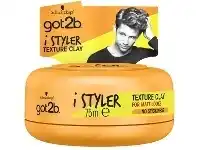ePharmacy Schwarzkopf Got2b Istyler Texture Clay 75ml offer