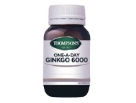 ePharmacy Thompson's One-A-Day Ginkgo 6000mg 60 Capsules offer