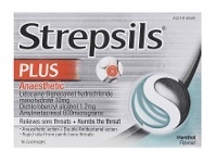 ePharmacy Strepsils Plus Anaesthetic 16 Lozenges offer