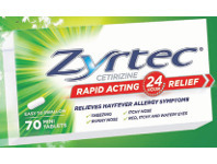 ePharmacy Zyrtec 10mg 70 Mini Tablets offer