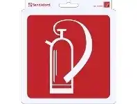 Officeworks Sandleford Fire Extinguisher Self-adhesive Sign offer