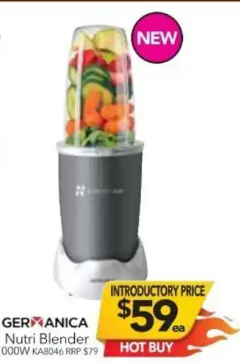 Cheap as Chips Geraanica Nutri Blender offer