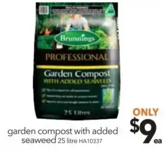Brunnings Garden Compost With Added Seaweed