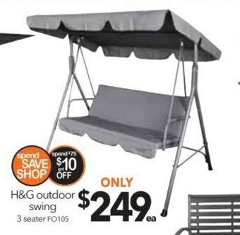 H&G Outdoor Swing
