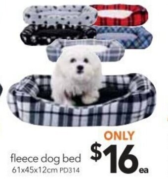 Cheap as Chips Fleece Dog Bed offer