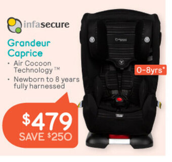 Baby Bunting Infasecure Grandeur Caprice offer