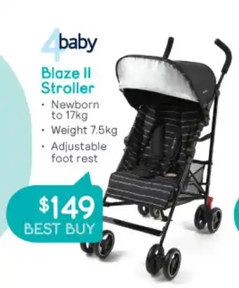 4Baby Blaze II Stroller