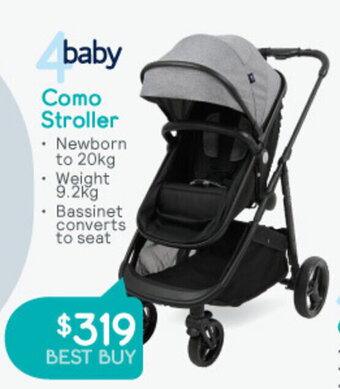 Baby Bunting 4Baby Como Stroller offer