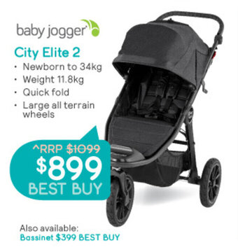 Baby Bunting Baby Jogger City Elite 2 offer