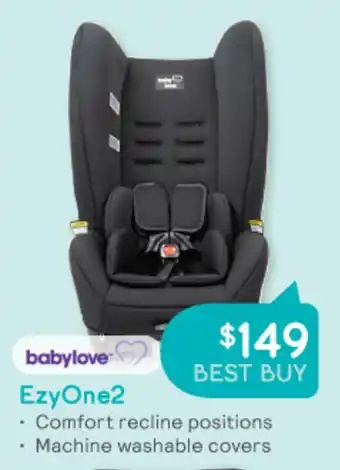 Baby Bunting Babylove EzyOne2 offer