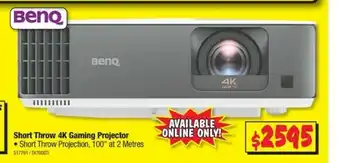 JB Hi-Fi BenQ - Short Throw 4K Gaming Projector - 517791 offer