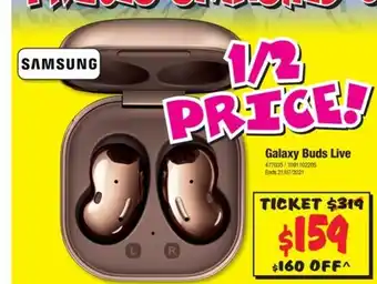 JB Hi-Fi Samsung - Galaxy Buds Live - 477035 offer