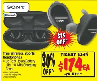 JB Hi-Fi True Wireless Sports Headphones - 475685 offer