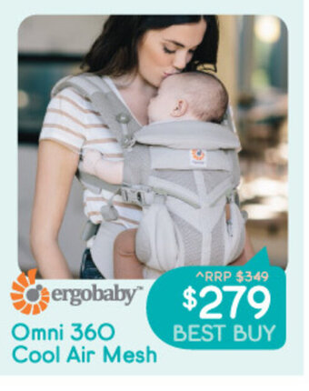 Baby Bunting Ergobaby Omni 360 Cool Air Mesh offer