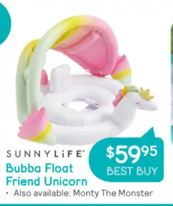Sunny Life Bubba Float Friend Unicorn