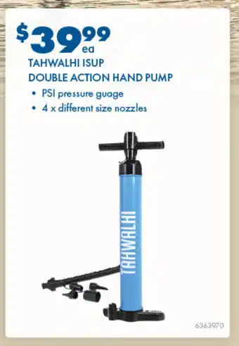 BCF Tahwalhi Isup Double Action Hand Pump offer