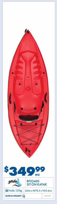 BCF Glide RFX2400 Sit On Kayak offer