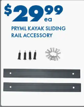 BCF Pryml Kayak Sliding Rail Accessory offer