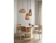Bowie Small Pendant in Natural Jute