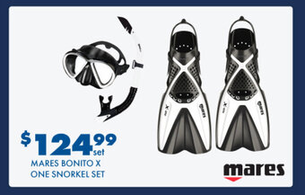 BCF Mares Bonito X One Snorkel Set offer