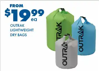 BCF Outrak Lightweight Dry Bags offer