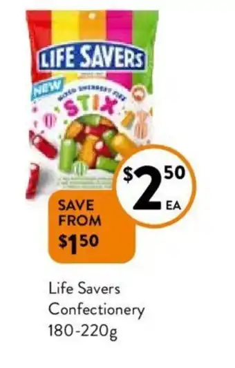 Foodworks Life Saver Confectionery offer