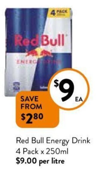 Foodworks Red Bull Energy Drink offer