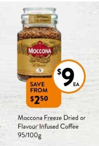 Foodworks Moccona Freeze Dried Or Flavour Infused Coffee offer