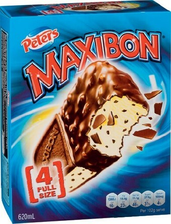 IGA Peters Maxibon 4 Pack Selected Varieties offer